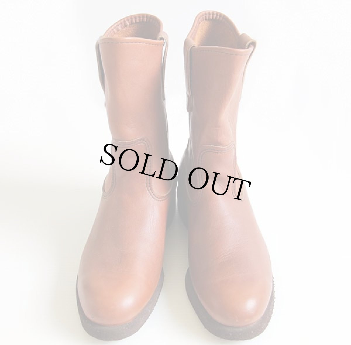 画像3: 80s USA製 REDWINGレッドウイング ペコスブーツ 茶 6D (3)