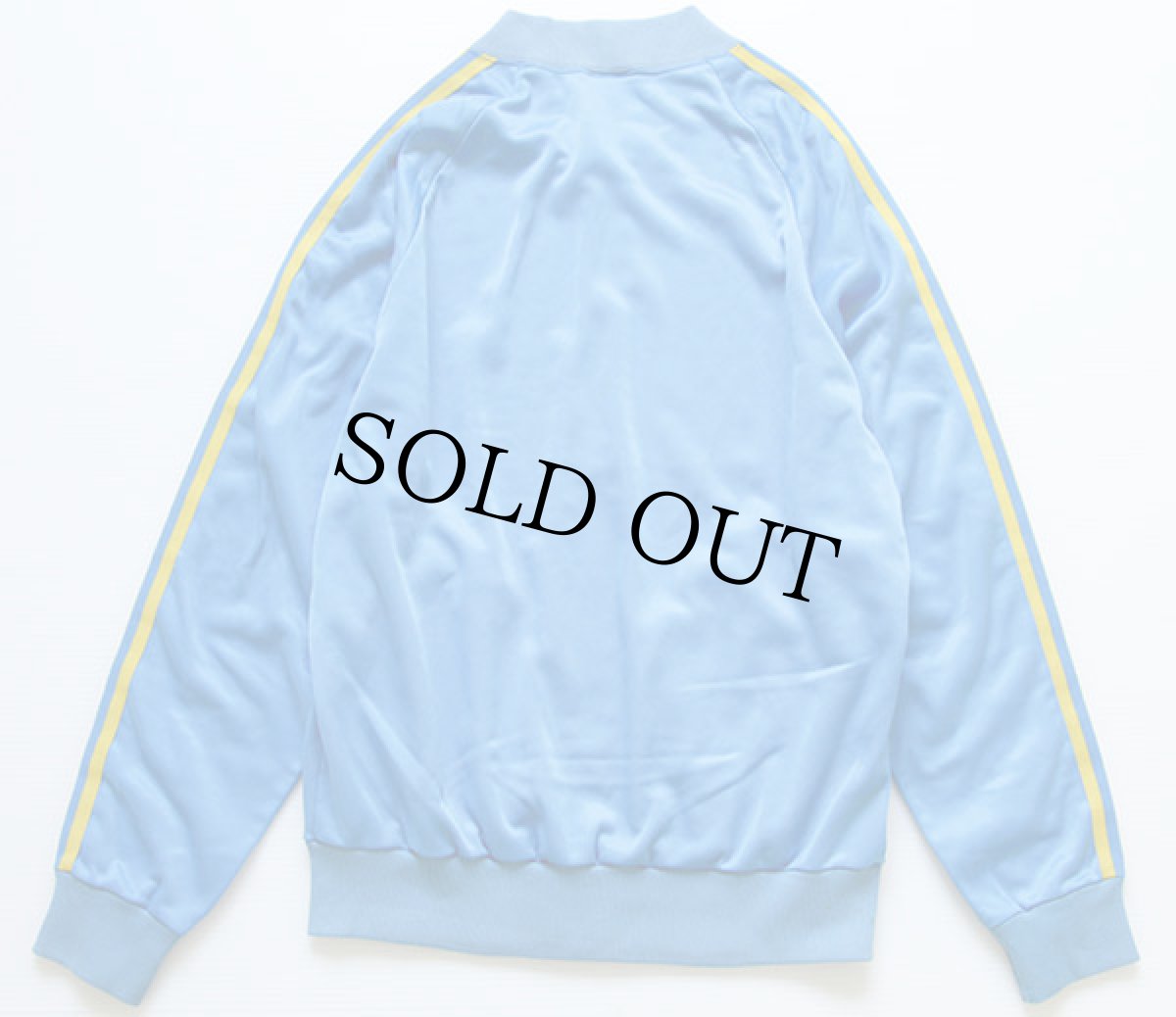 画像2: 80s USA製 adidasアディダス ジャージ 水色×黄 M★トラックジャケット (2)