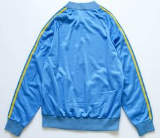 画像2: 80s USA製 adidasアディダス ジャージ 水色×黄 M★トラックジャケット (2)