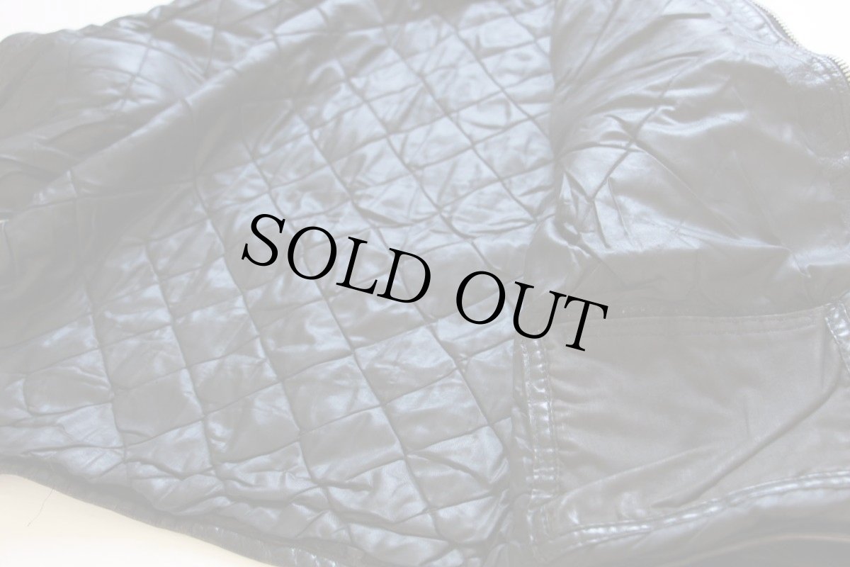 画像6: 70s Schott BROS ショット シングルライダース レザージャケット 黒 44 (6)