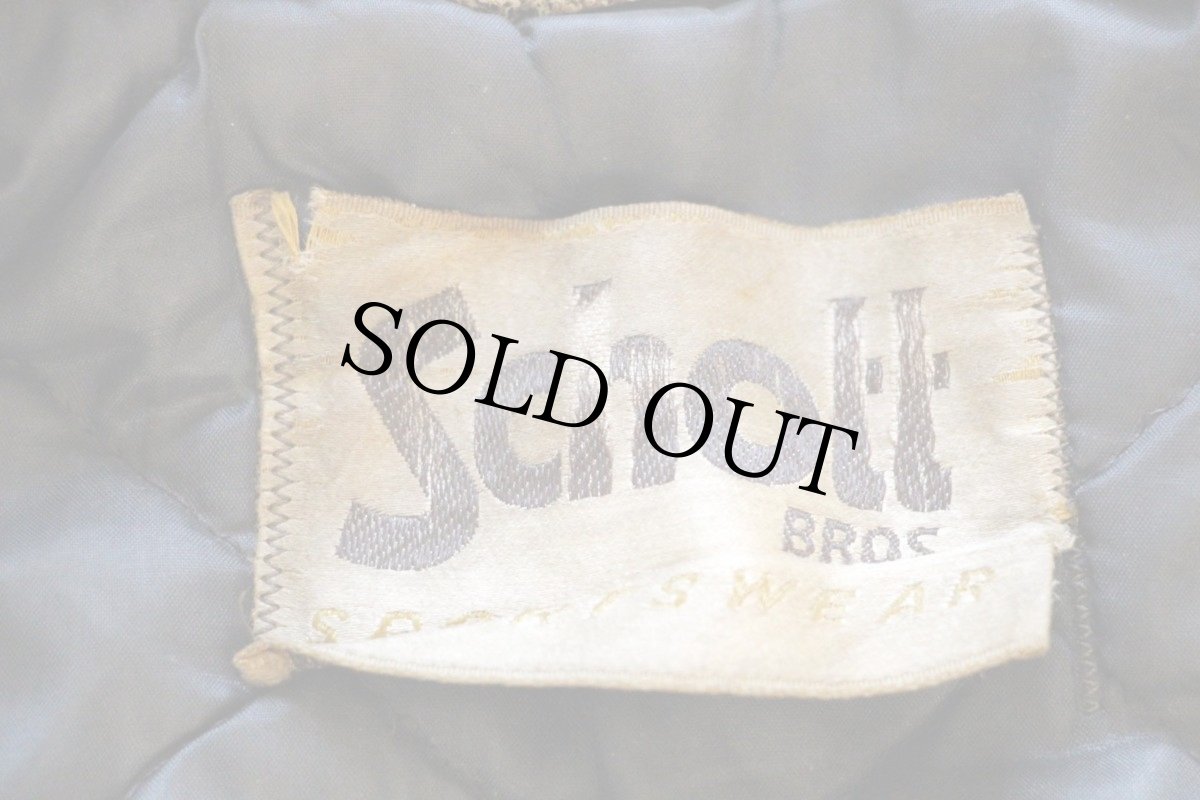 画像4: 70s Schott BROS ショット シングルライダース レザージャケット 黒 44 (4)