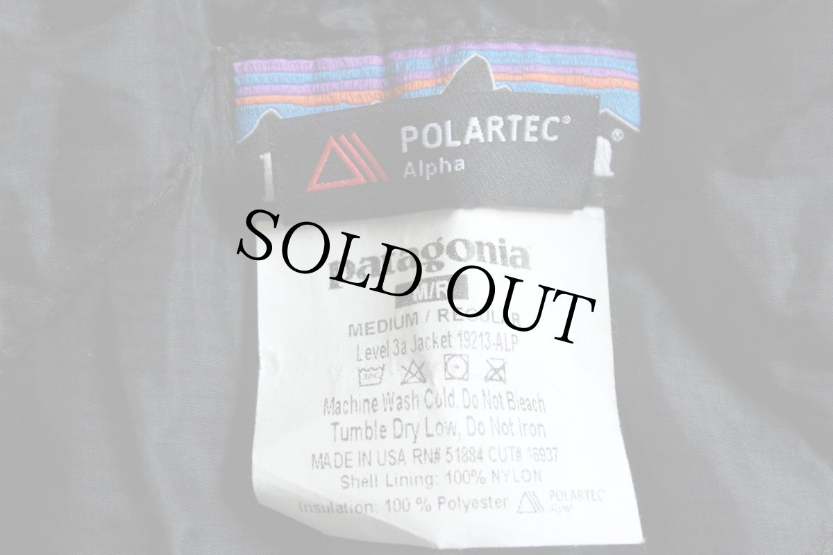 画像4: USA製 米軍 patagoniaパタゴニア MARS PCU Level3 POLARTEC Alpha Jacket ナイロン アルファジャケット アルファグリーン M/R (4)