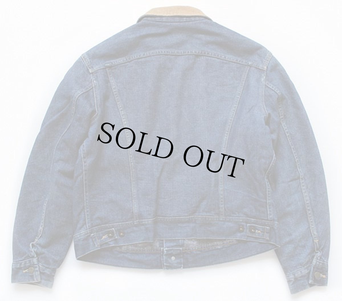 画像2: 80s USA製 Leeリー STORM RIDERストームライダー 220LJ ブランケットライナー デニムジャケット 44R (2)