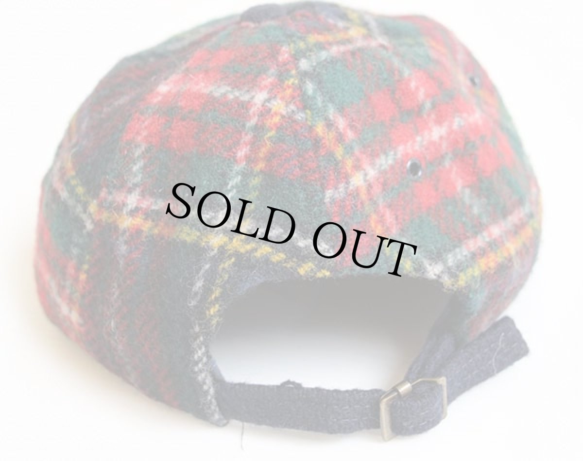 画像2: 80s USA製 AMERICAN EAGLEアメリカンイーグル タータンチェック ウールキャップ (2)