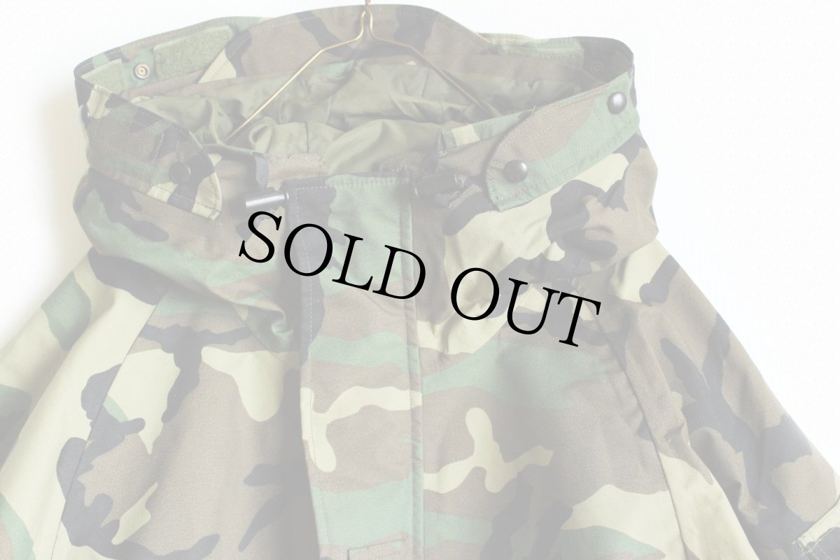 画像3: 90s 米軍 U.S.ARMY ECWCS GEN1 ウッドランドカモ GORE-TEXゴアテックスパーカー S-R (3)