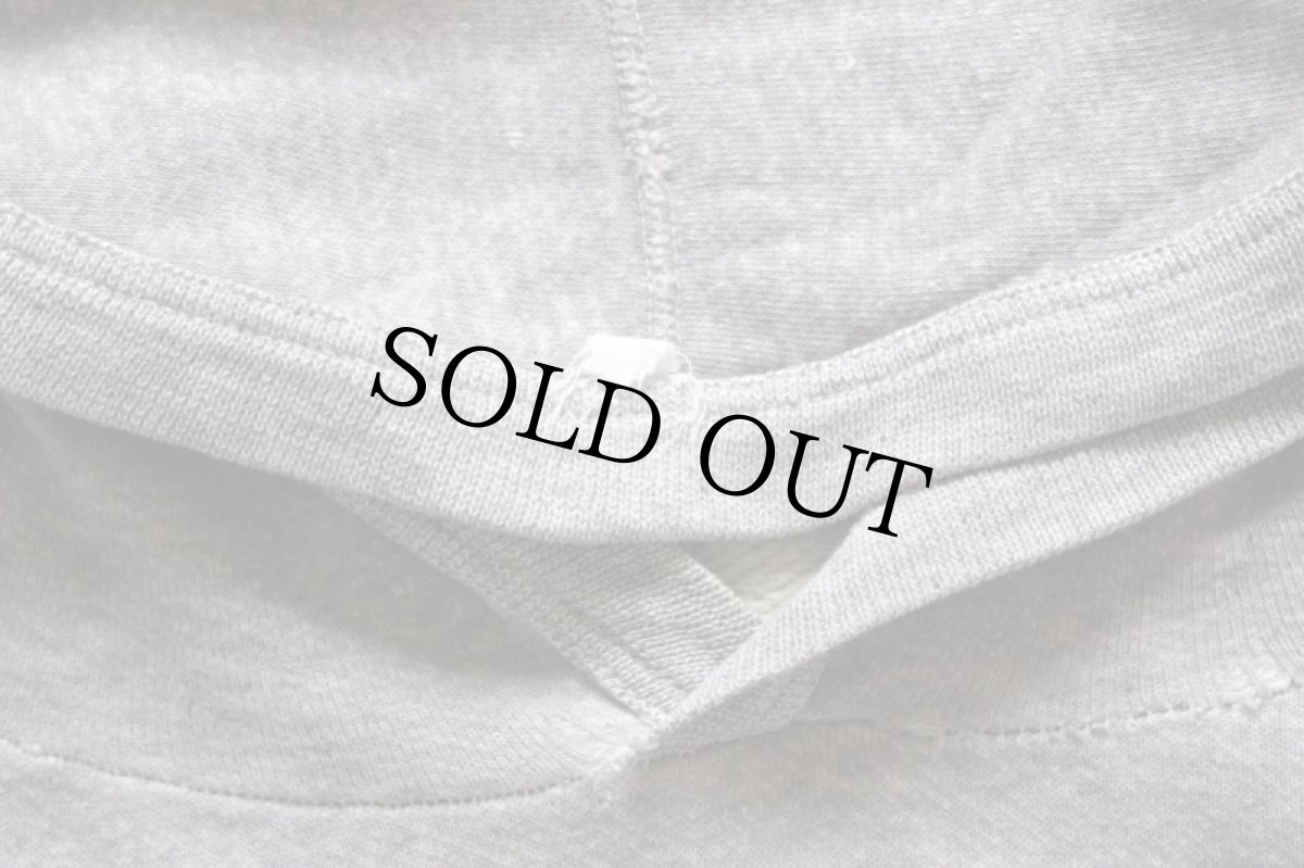 画像4: 50s UNKNOWN 無地 スウェットパーカー 杢グレー (4)