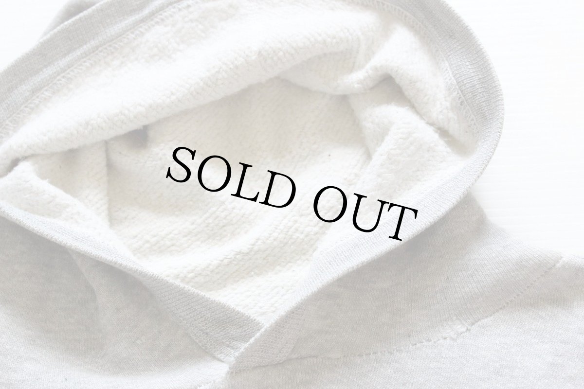 画像3: 50s UNKNOWN 無地 スウェットパーカー 杢グレー (3)