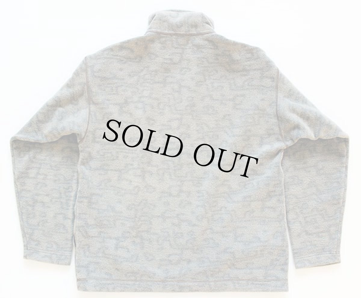 画像2: 90s USA製 patagoniaパタゴニア 総柄 ハーフジップ プルオーバー フリース S (2)