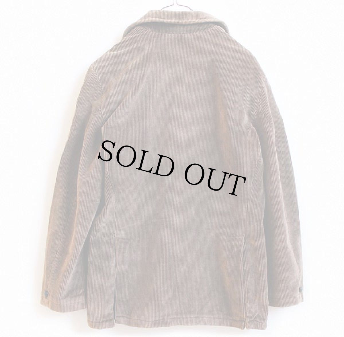 画像2: 60s The Raincoat ボアライナー 太畝 コーデュロイジャケット 茶 (2)