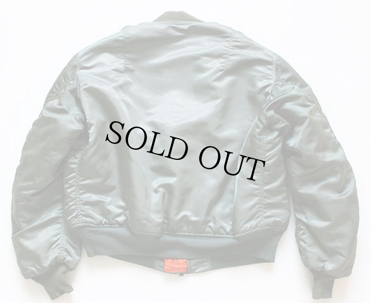 画像2: 70s 米軍 USAF MA-1 8279E フライトジャケット L★ALPHAアルファ (2)