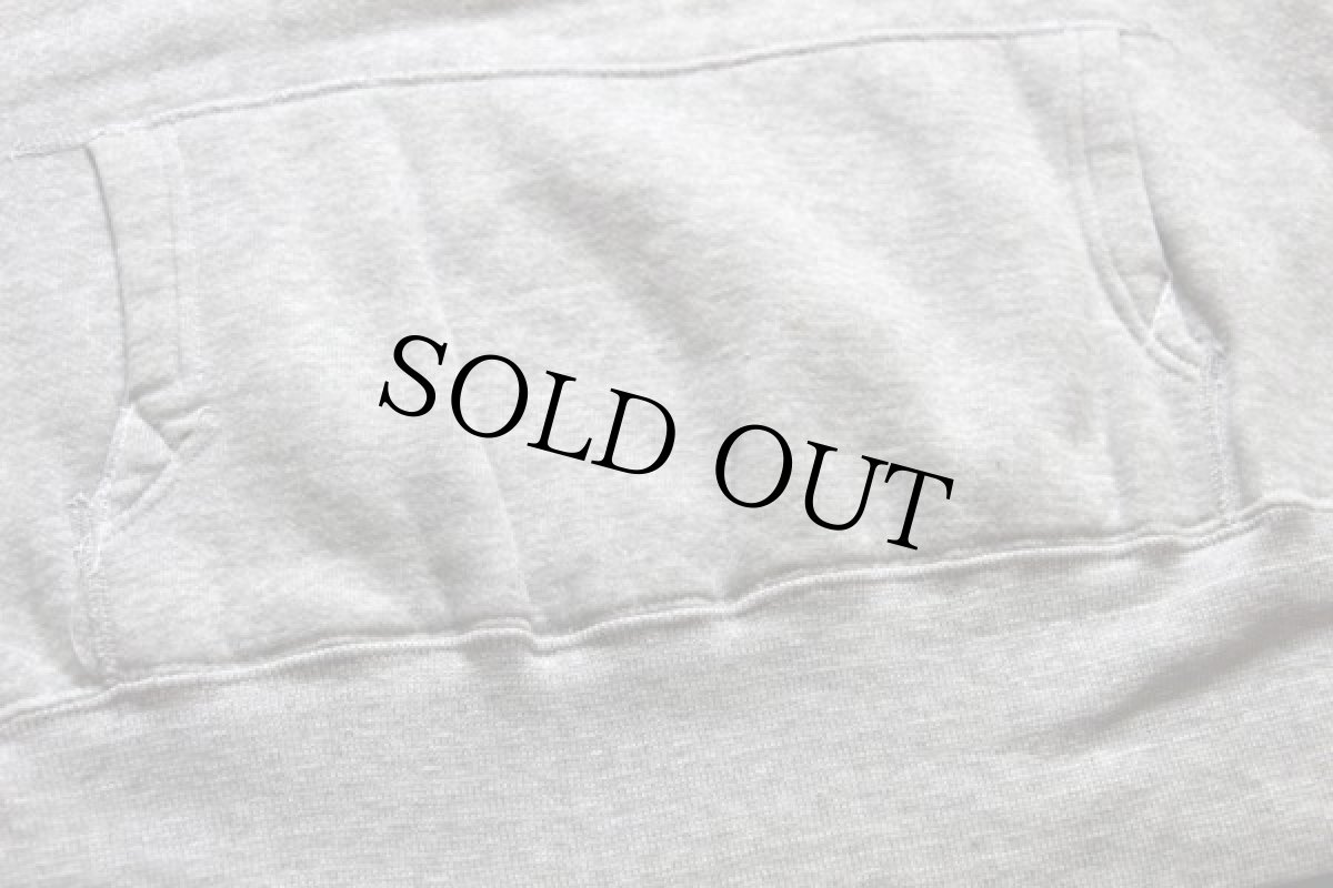 画像5: 50s UNKNOWN 無地 スウェットパーカー 杢グレー (5)