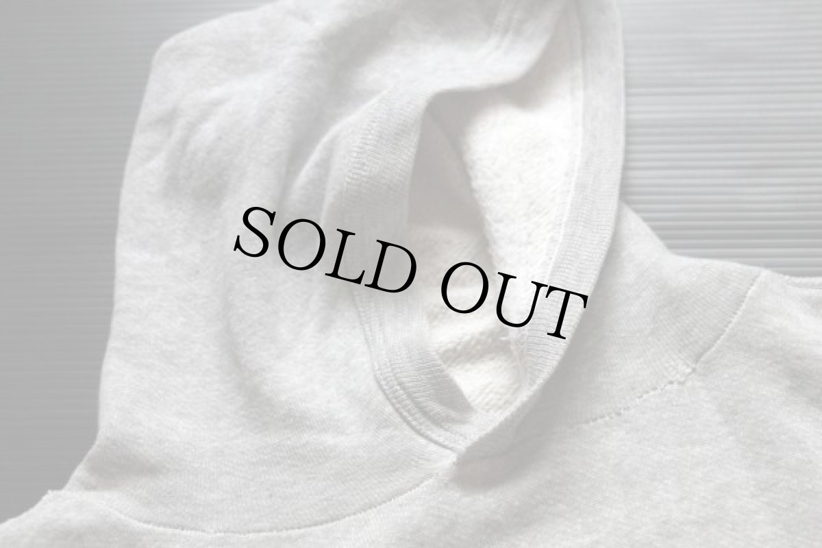 画像8: 50s UNKNOWN 無地 スウェットパーカー 杢グレー (8)