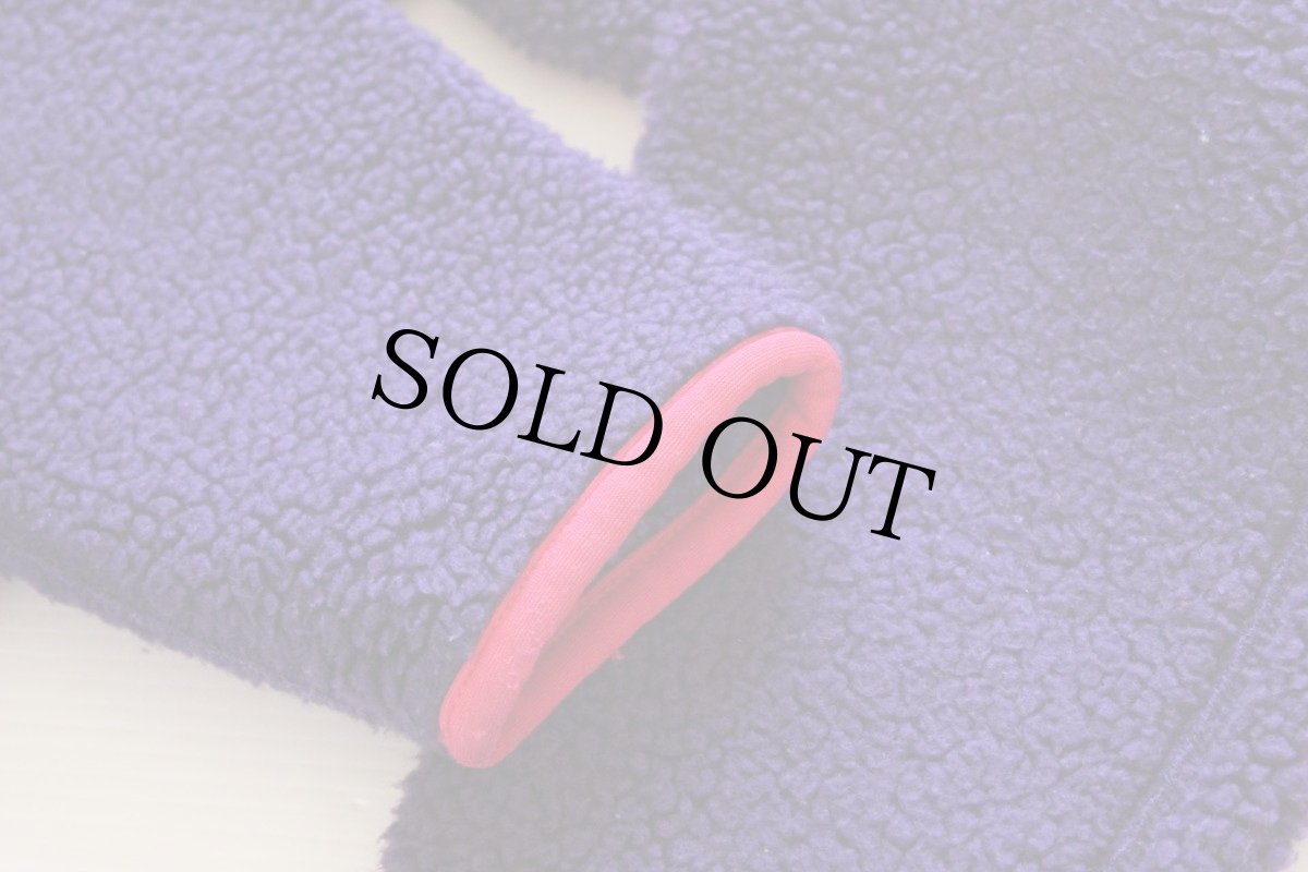 画像5: 90s USA製 patagoniaパタゴニア ベビーレトロ パドリング プルオーバー フリース エッグプラント M (5)