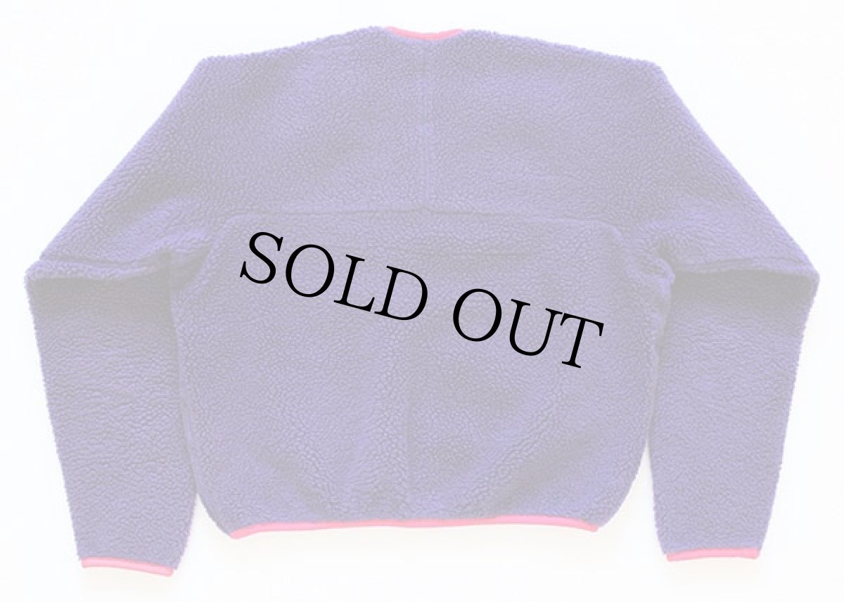 画像2: 90s USA製 patagoniaパタゴニア ベビーレトロ パドリング プルオーバー フリース エッグプラント M (2)