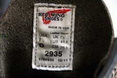 画像5: USA製 REDWINGレッドウイング 2935 ライマンブーツ 黒 8.5 D (5)