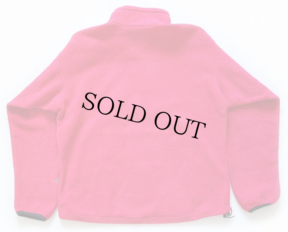 画像2: 90s USA製 THE NORTH FACEノースフェイス プルオーバーフリース ピンク S (2)