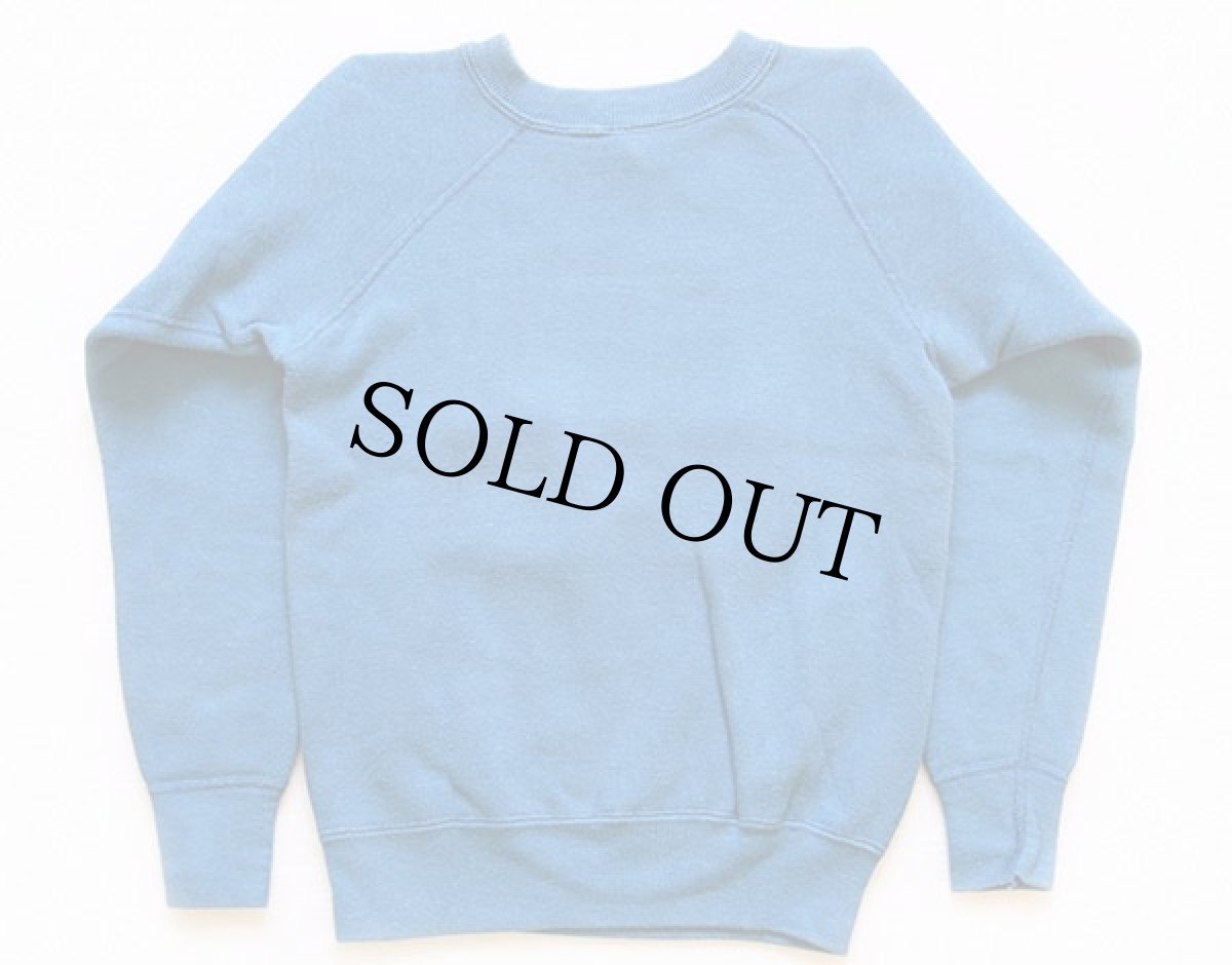 画像2: 60s ARTEX NATIVITY BVM フロッキープリント コットン スウェット 青 キッズ12 (2)