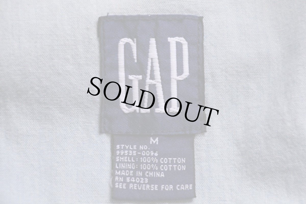 画像4: 90s GAPギャップ マドラスチェック コットン アノラックパーカー M (4)