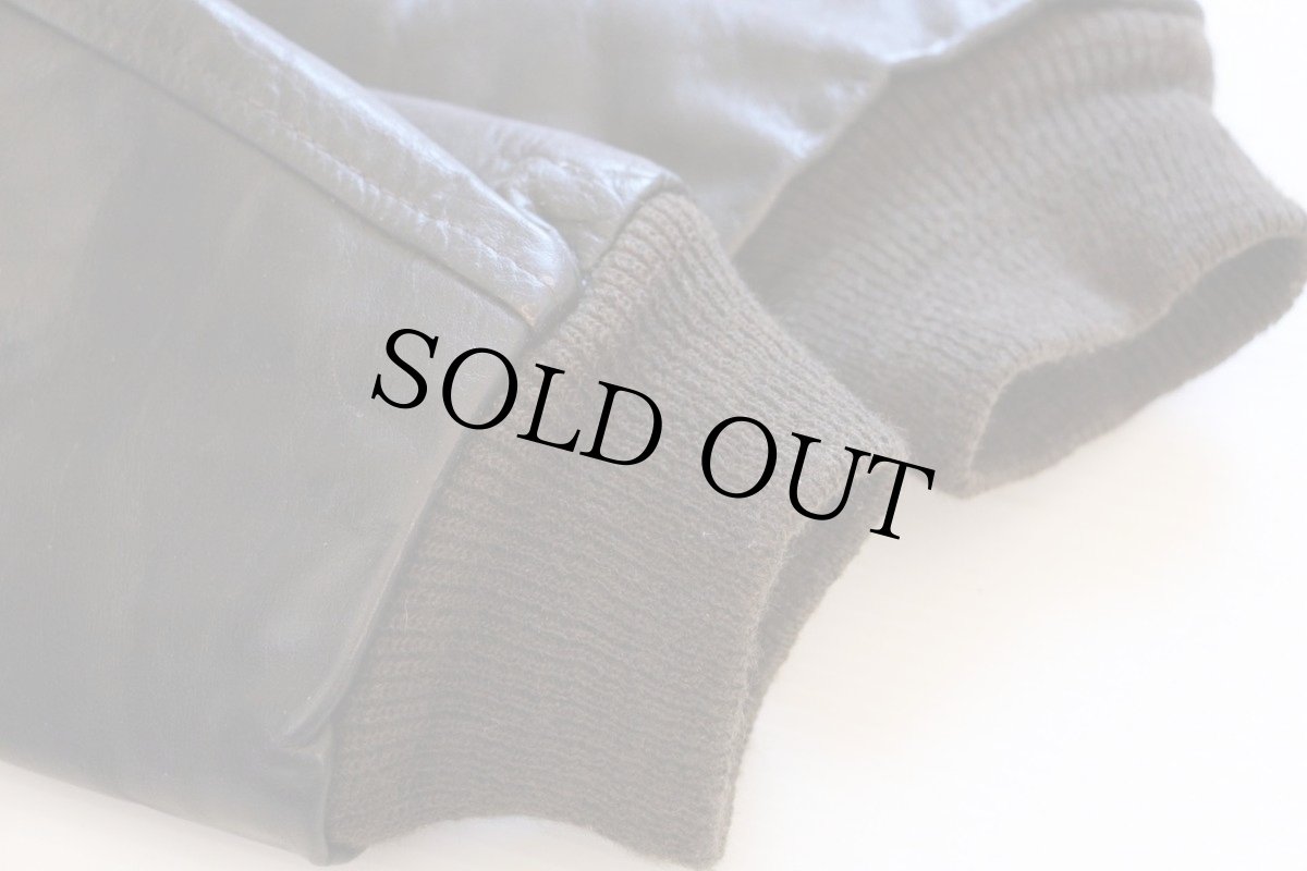 画像7: 70s USA製 COOPERクーパー ボアライナー G-1タイプ フライト レザージャケット 焦げ茶 40 (7)