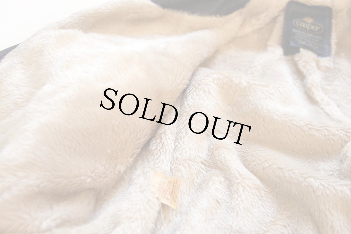 画像6: 70s USA製 COOPERクーパー ボアライナー G-1タイプ フライト レザージャケット 焦げ茶 40 (6)