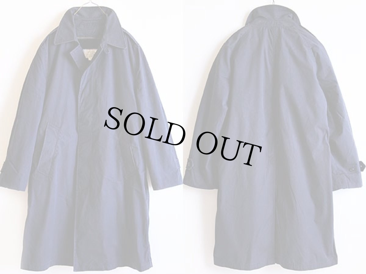 画像2: 80s 米軍 USAF ボアライナー付き ステンカラーコート 紺 38S (2)