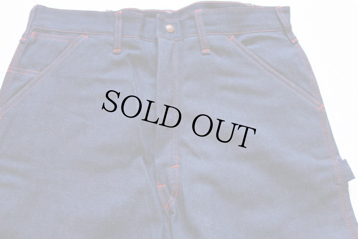 画像2: デッドストック★70s MONTGOMERY WARD キルティングライナー デニム ペインターパンツ (2)