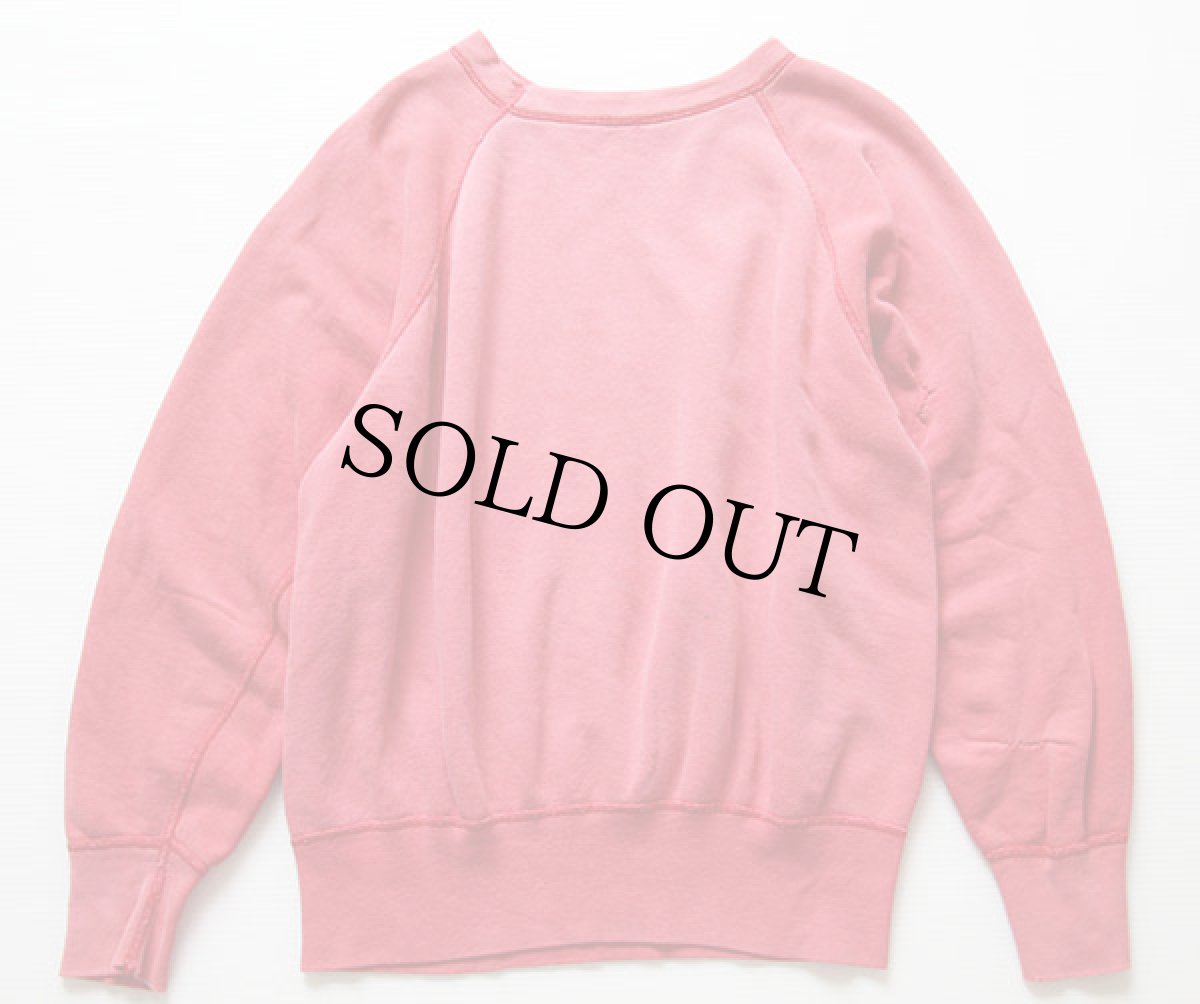 画像2: 60s IHS INDIANS インディアン コットン スウェット 赤 フェード (2)