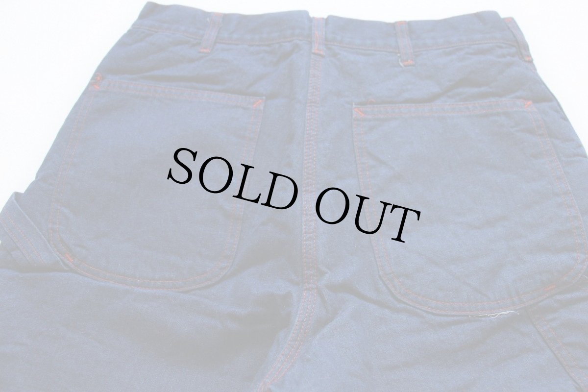 画像3: 70s MONTGOMERY WARD キルティングライナー デニム ペインターパンツ 34×30 (3)