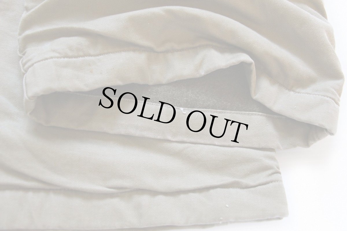 画像6: 40s 米軍 U.S.ARMY ウールライナー ダブルステッチ コットン チノパン カーキ w36 L32 (6)