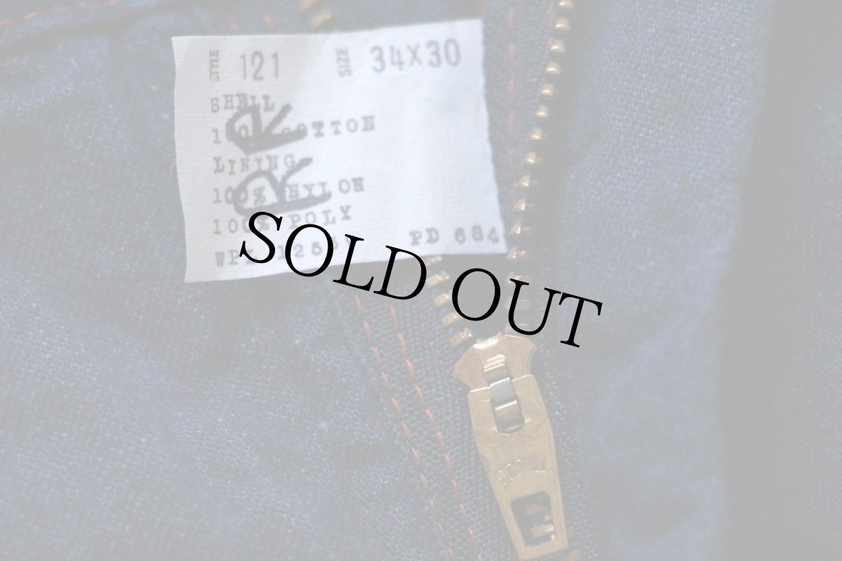 画像4: 70s MONTGOMERY WARD キルティングライナー デニム ペインターパンツ 34×30 (4)