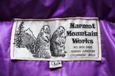 画像4: 70s Marmot Mountain Worksマーモット マウンテン ワークス ダウンベスト バーガンディ L (4)