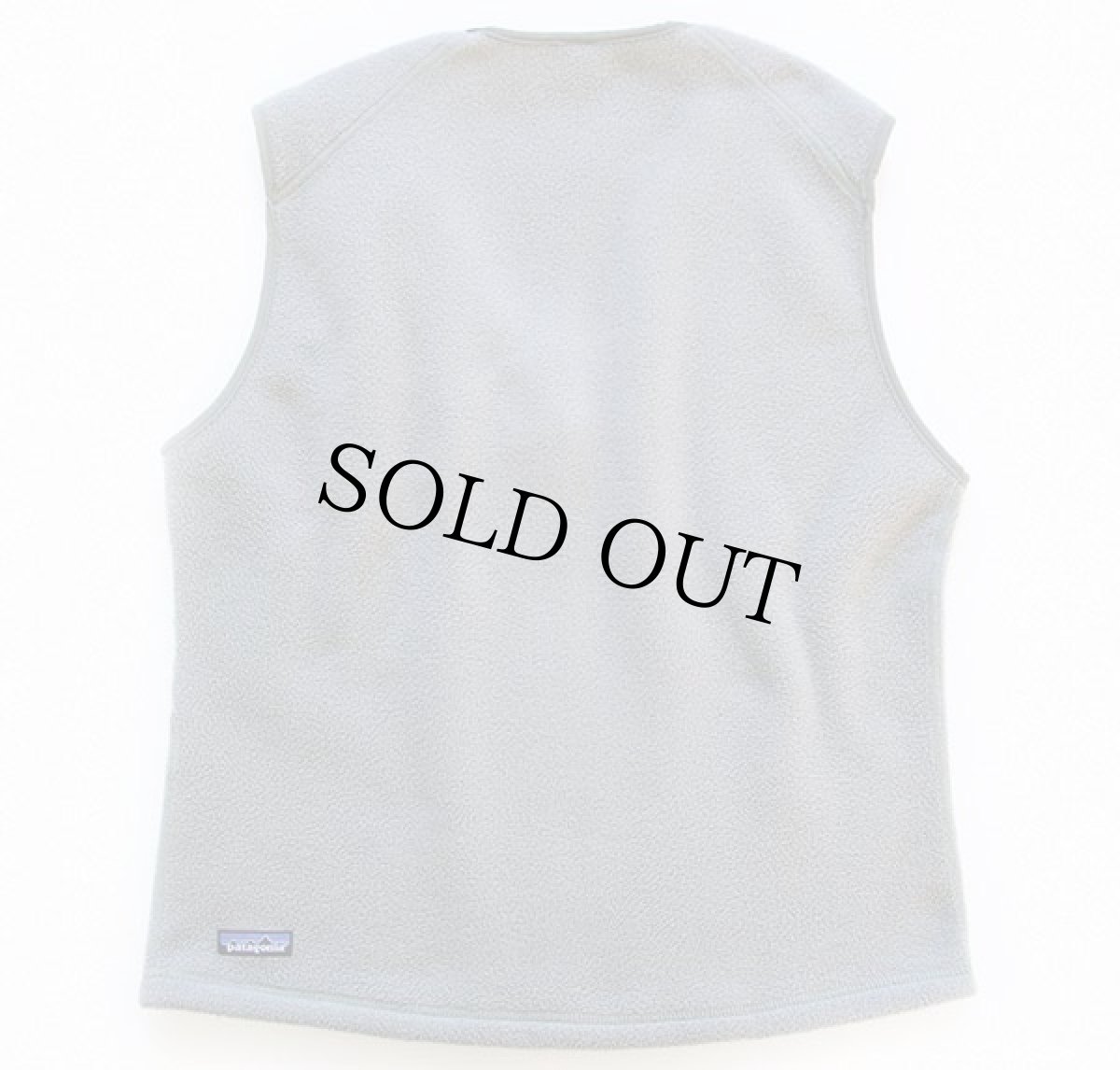 画像2: 90s USA製 patagoniaパタゴニア シンプルベスト セージブラッシュ S (2)