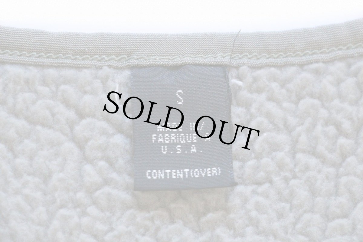 画像4: 90s USA製 patagoniaパタゴニア シンプルベスト セージブラッシュ S (4)