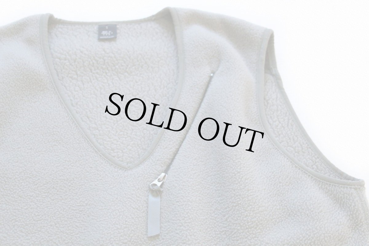 画像3: 90s USA製 patagoniaパタゴニア シンプルベスト セージブラッシュ S (3)