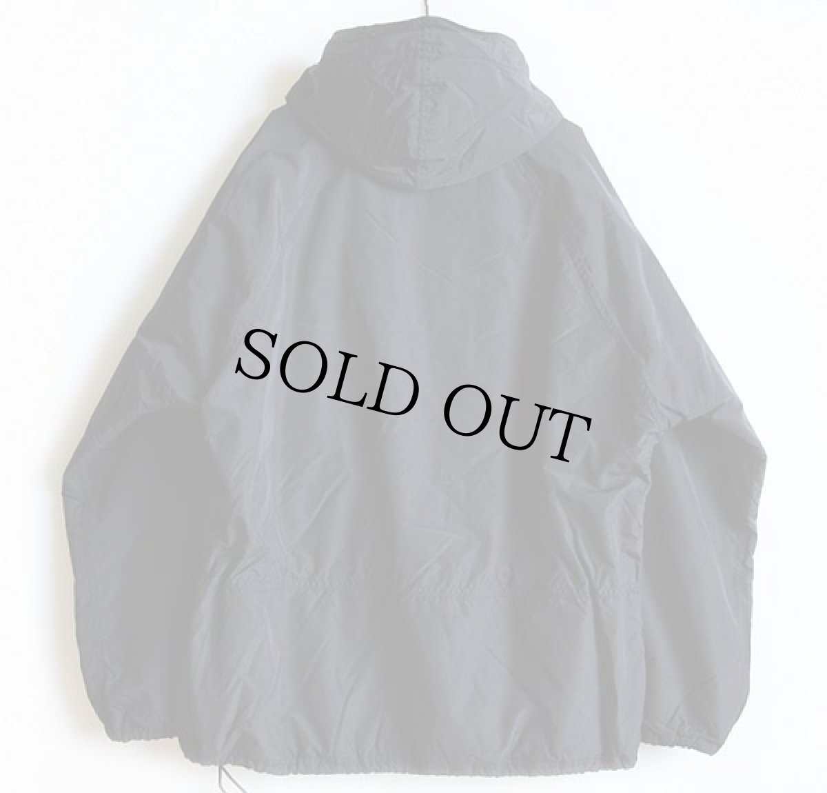 画像2: 90s USA製 L.L.Bean Thinsulate 中綿入り ナイロン アノラックパーカー 黒 M (2)