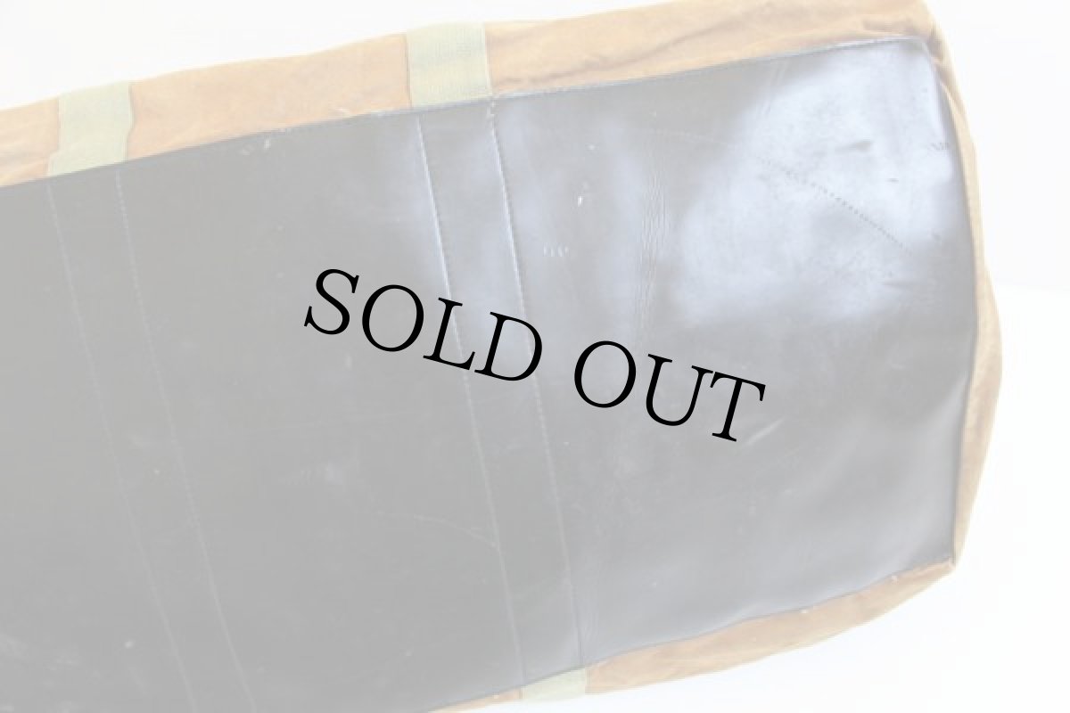 画像7: 60s L.L.Bean 筆記体タグ レザーハンドル キャンバス ダッフルバッグ カーキ (7)