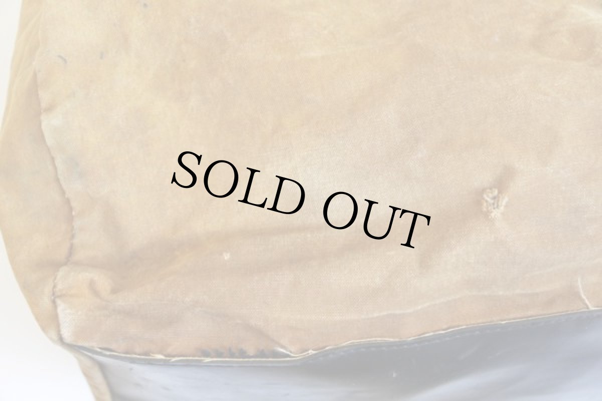 画像9: 60s L.L.Bean 筆記体タグ レザーハンドル キャンバス ダッフルバッグ カーキ (9)