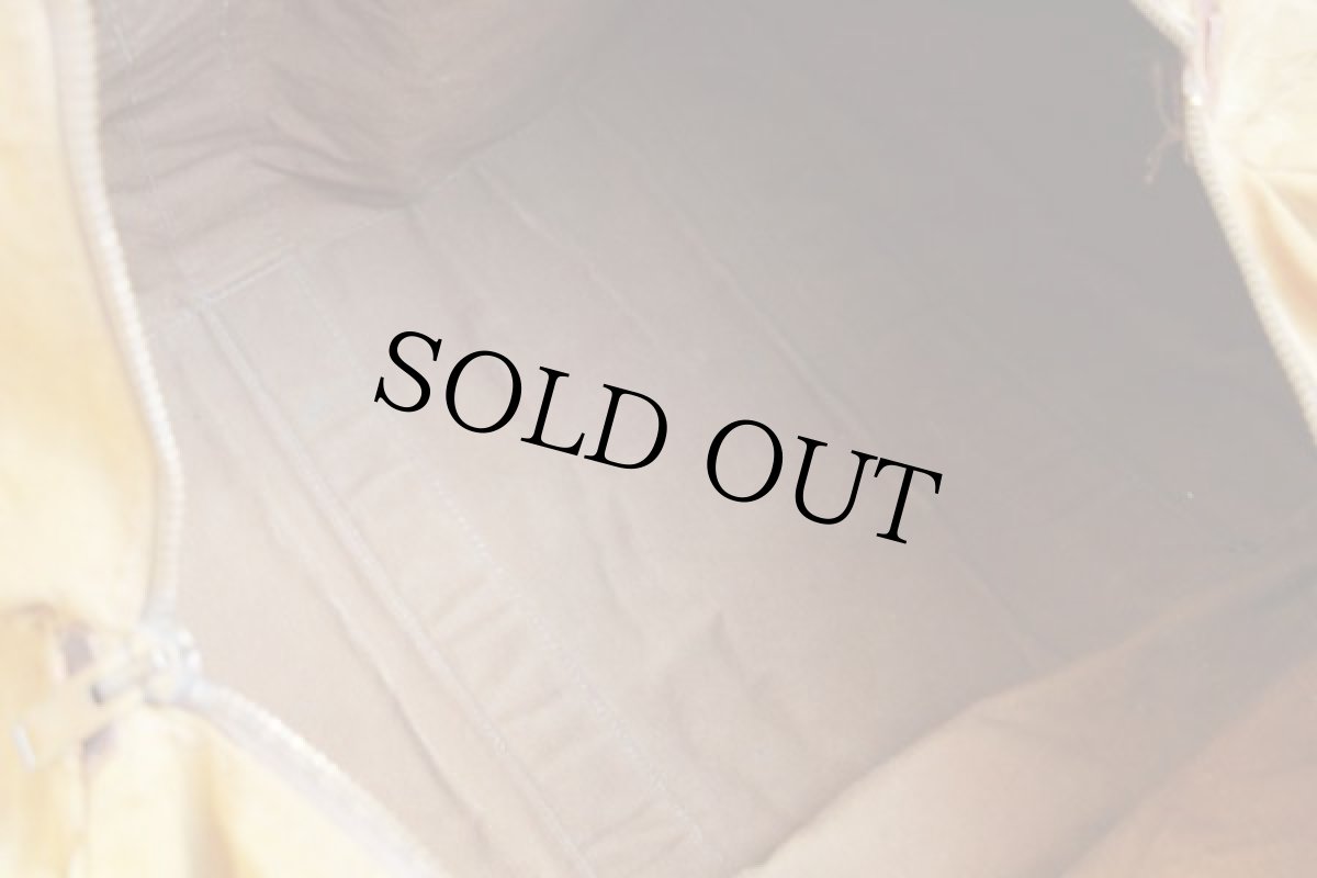 画像8: 60s L.L.Bean 筆記体タグ レザーハンドル キャンバス ダッフルバッグ カーキ (8)