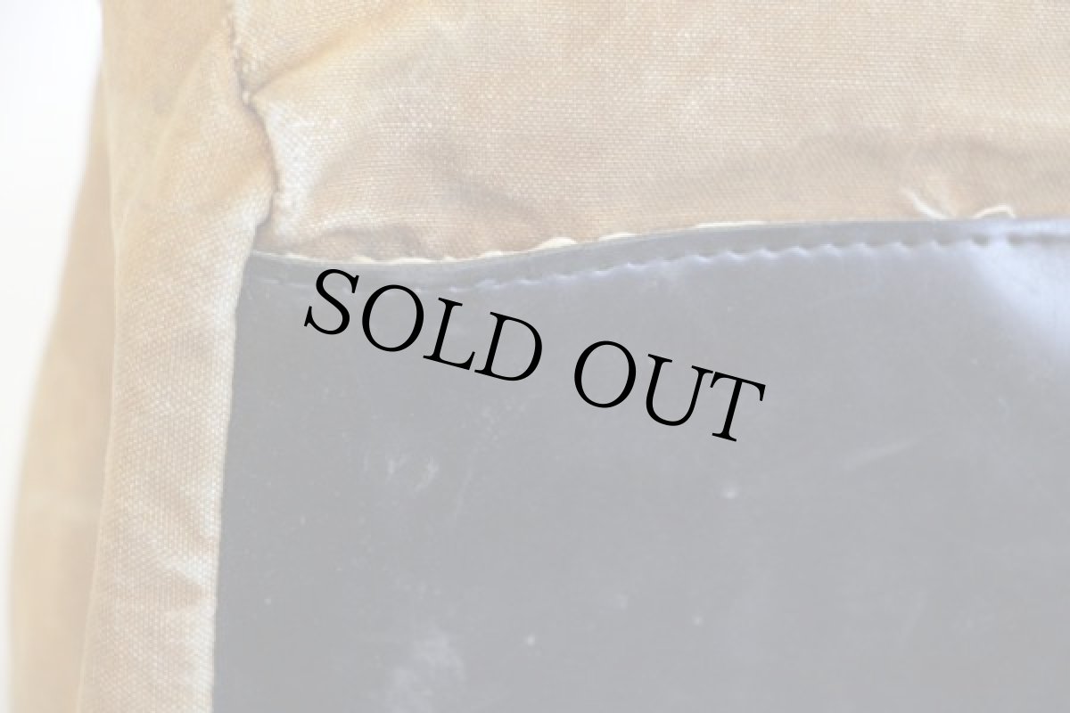 画像10: 60s L.L.Bean 筆記体タグ レザーハンドル キャンバス ダッフルバッグ カーキ (10)