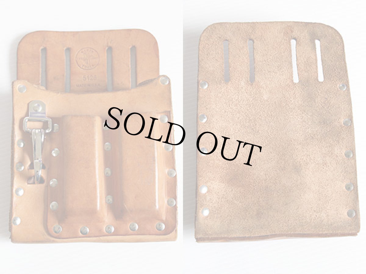 画像2: USA製 KLEIN TOOLSクラインツールズ 5126 サドルレザー ツールポーチ (2)