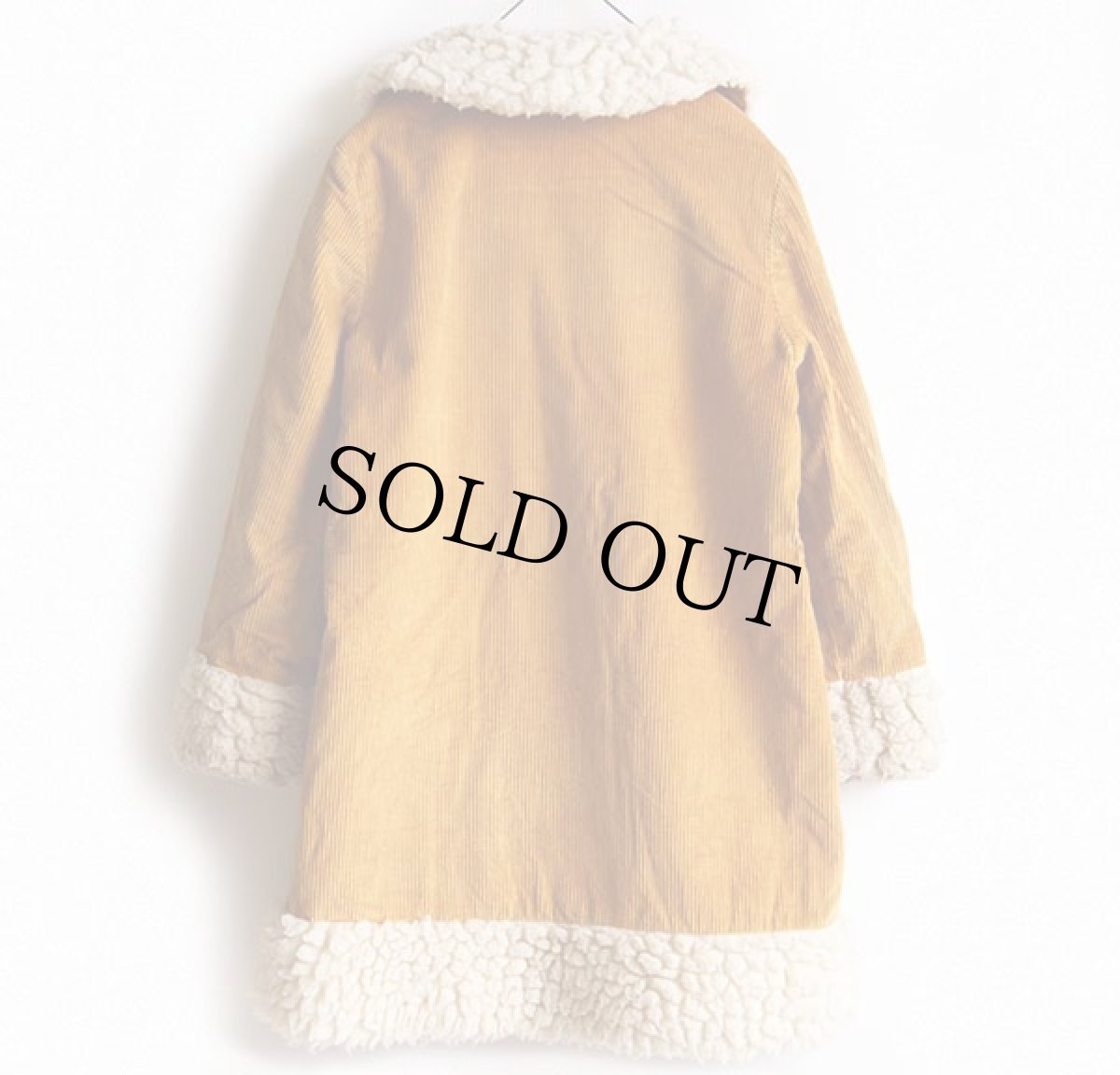 画像2: 70s MONTGOMERY WARD ボア付き 太畝 コーデュロイ コート (2)