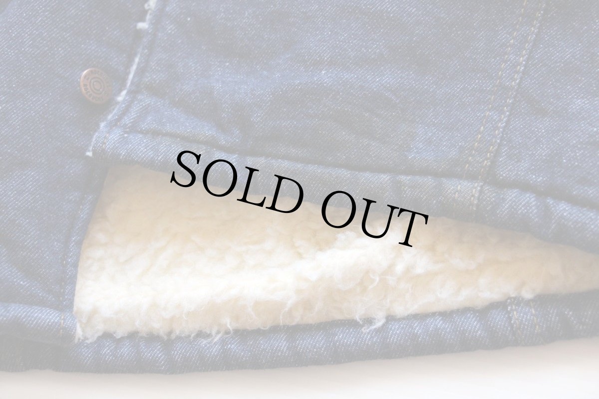 画像6: 70s Sears ROEBUCKS ボアライナー デニムジャケット 40R (6)