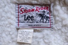 画像4: 70s USA製 Leeリー STORM RIDERストームライダー ボアライナー デニムジャケット (4)