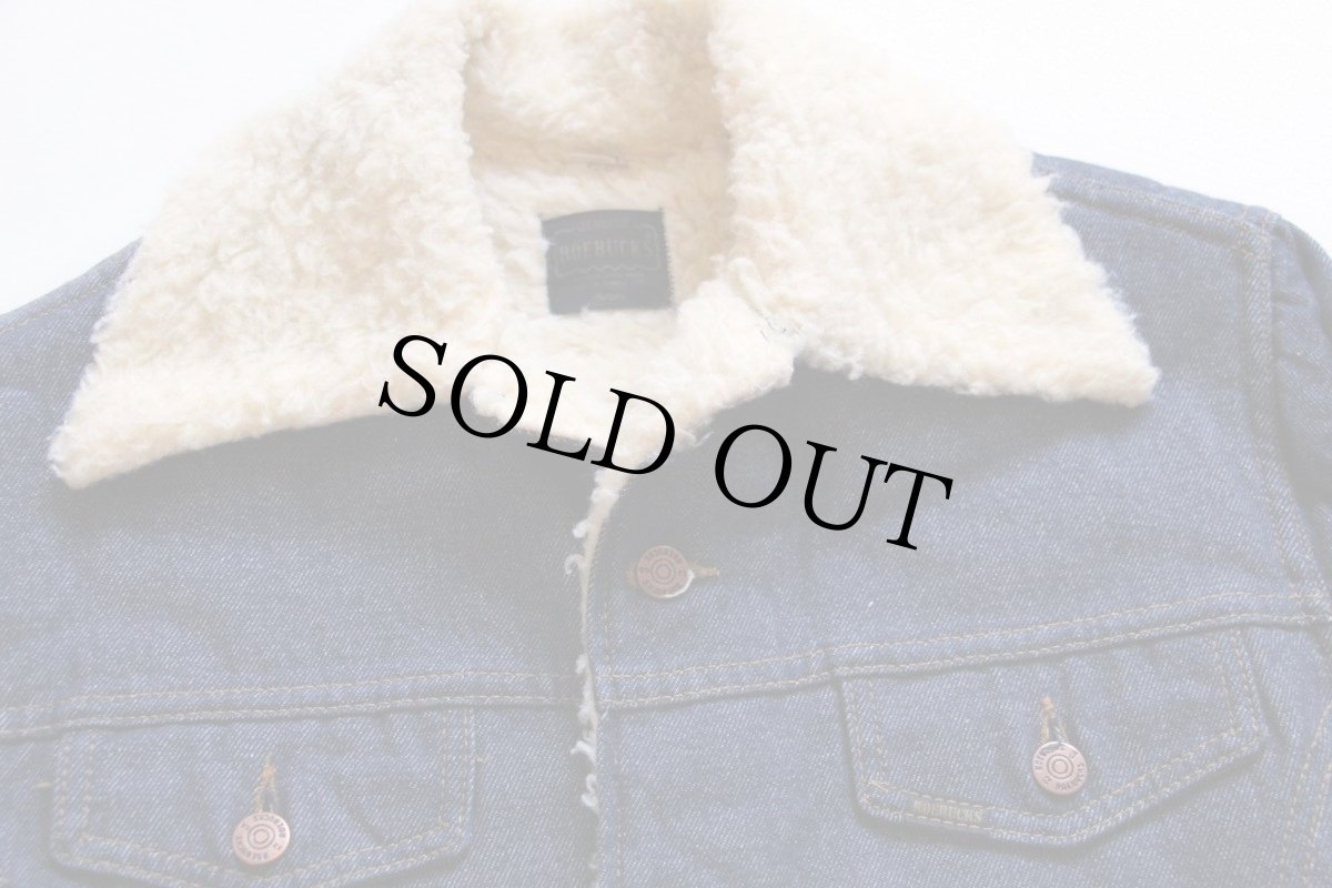 画像3: 70s Sears ROEBUCKS ボアライナー デニムジャケット 40R (3)