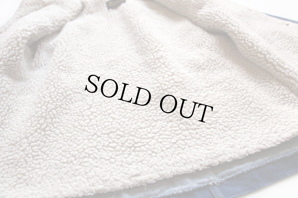 画像5: 80s USA製 Wranglerラングラー ボアライナー デニム ランチコート M (5)