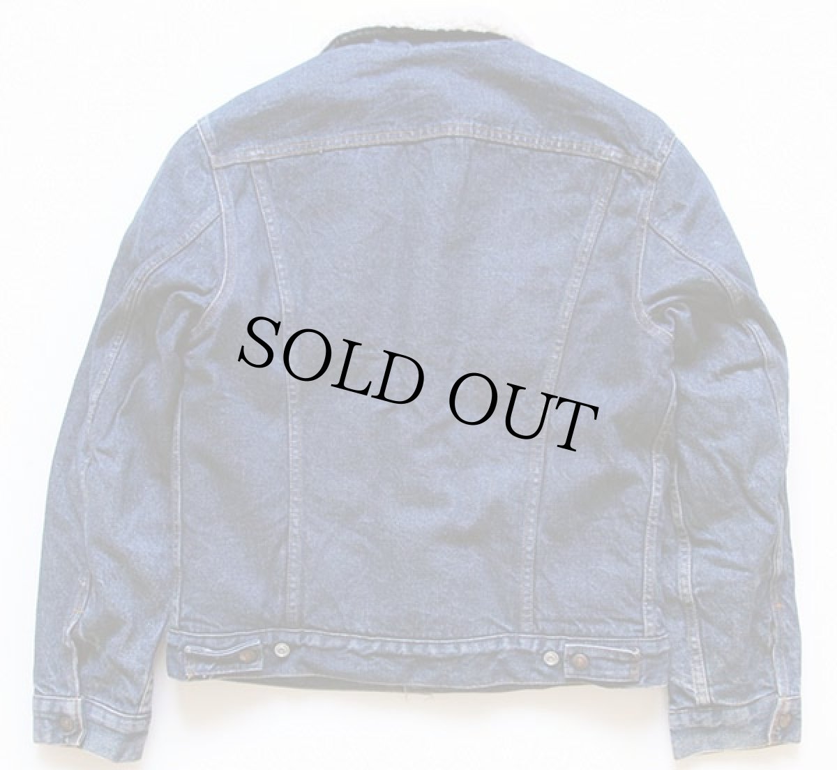 画像2: 80s USA製 Levi'sリーバイス 70608 ボアライナー デニムジャケット 4ポケット 38R (2)