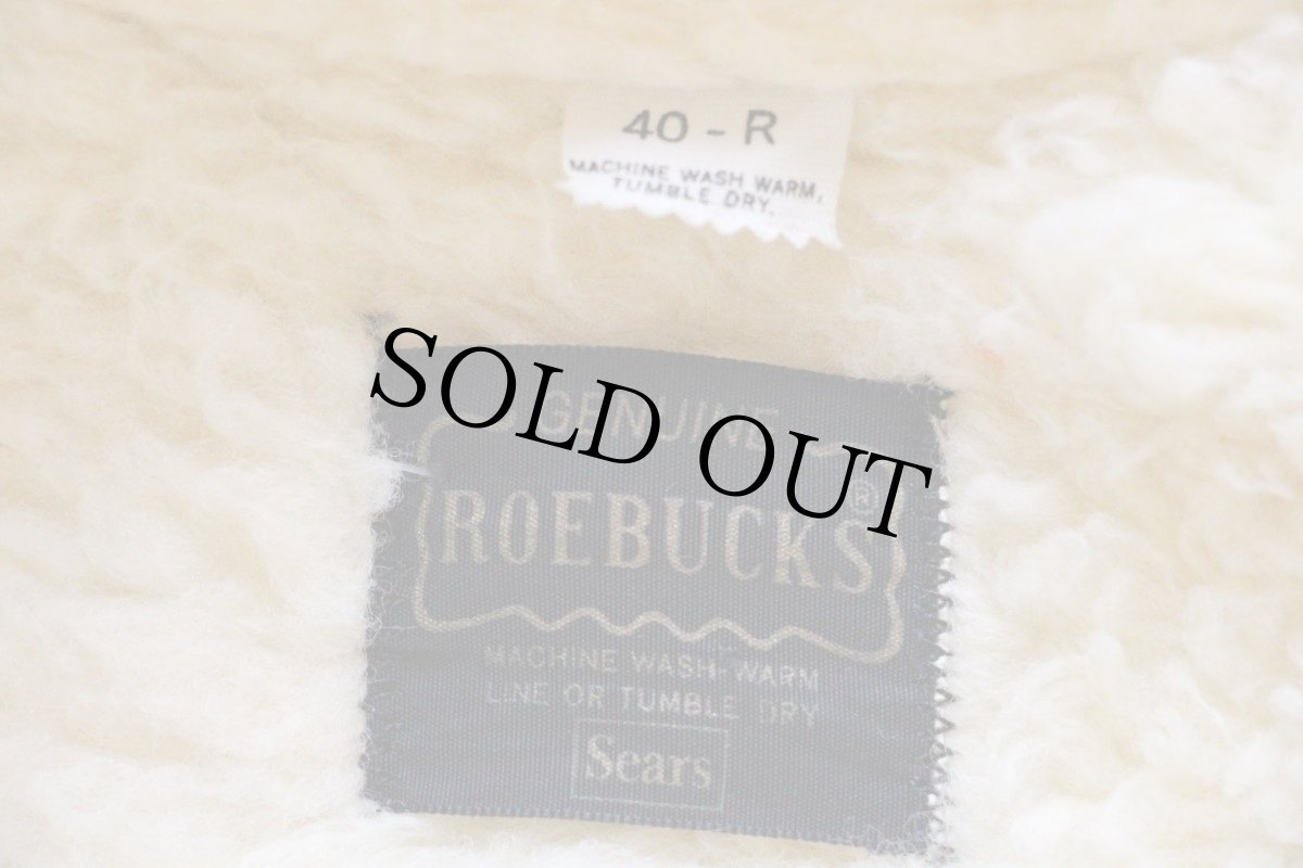 画像4: 70s Sears ROEBUCKS ボアライナー デニムジャケット 40R (4)