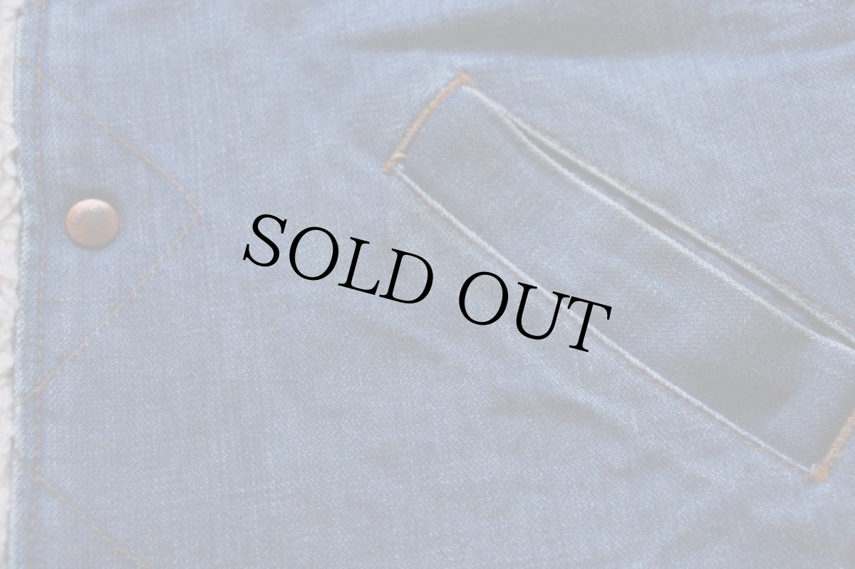 画像8: 80s USA製 Wranglerラングラー ボアライナー デニム ランチコート M (8)