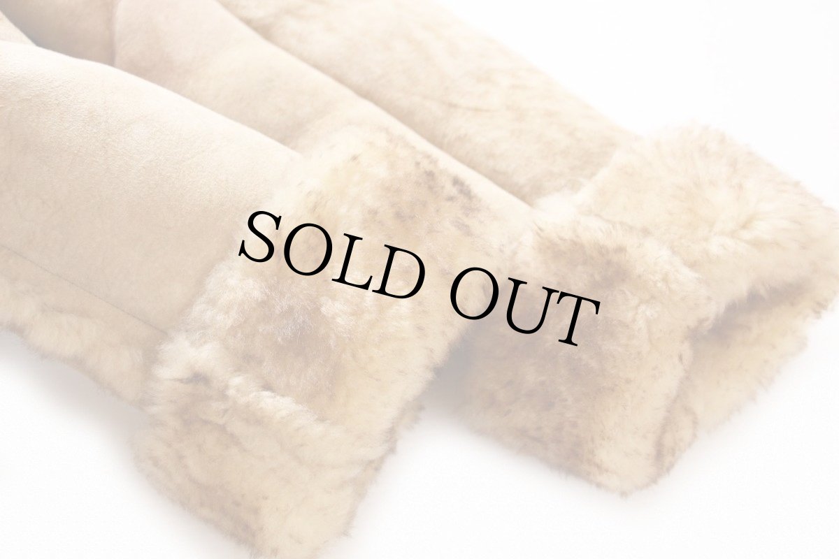 画像7: 70s USA製 COOPERクーパー リアル ムートンコート ベージュ 10 (7)