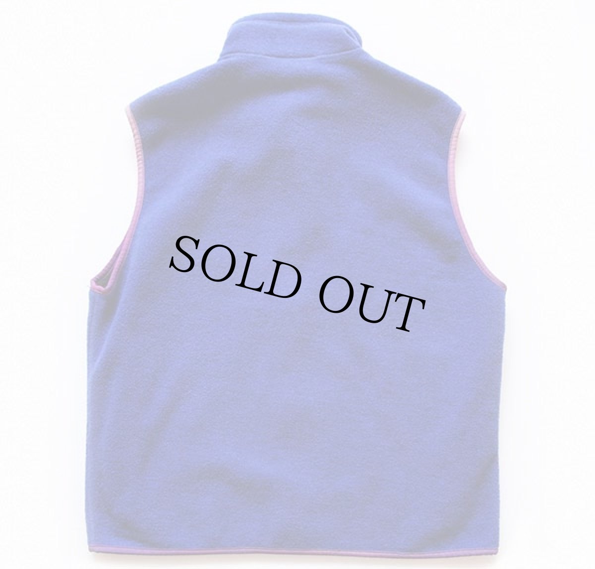 画像2: 90s カナダ製 patagoniaパタゴニア フリース ベスト 青 L (2)